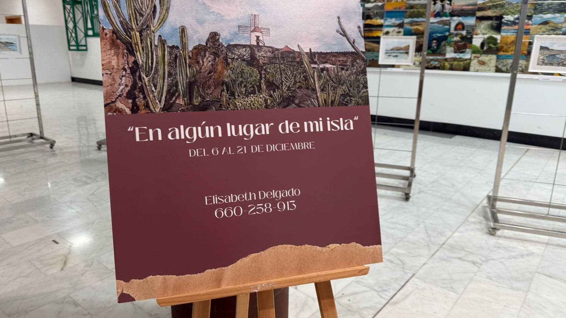 Табличка книжного обмена на Лансароте
